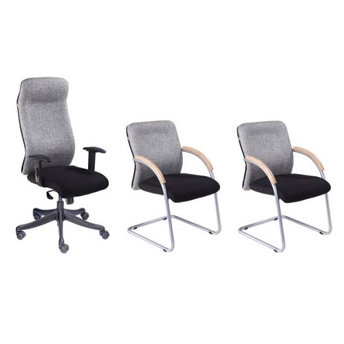 Combo 003 Black And Grey Office Chair